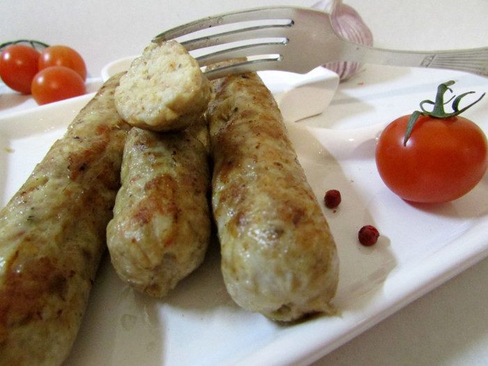 Куриные сосиски