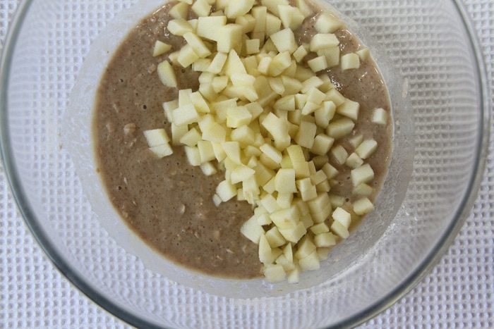 Маффины овсяные с яблоком