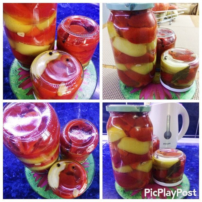 Маринованные гогошары с медом и яблоком