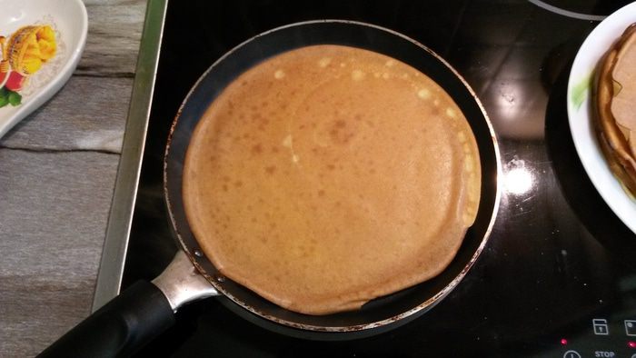 Пряничные блины на молоке