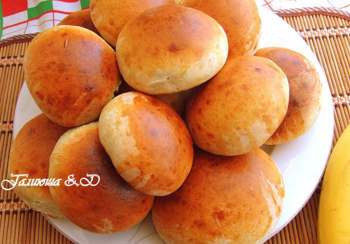 Просто банановые булочки