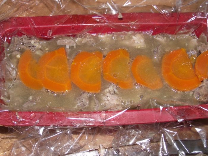 Зельц из свиной рульки с языком