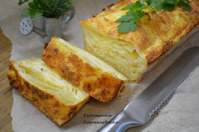 Ленивая ачма из лаваша