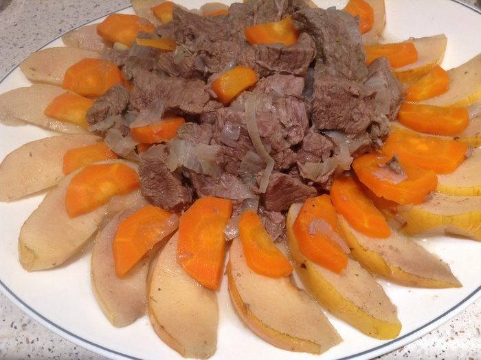 Лосятина с айвой