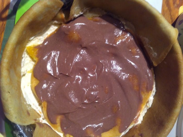 Блинный торт &amp;quot;Апельсиновая фантазия&amp;quot;