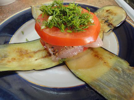 Куриная грудка с овощами