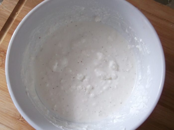 Творожный мусс с грушей