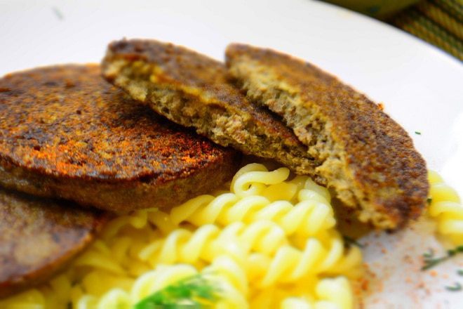 Оладьи из куриной печени