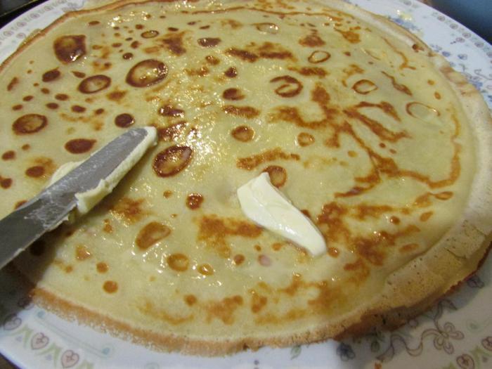 Блины на сыворотке