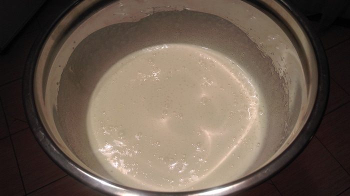 Осенний пирог с хурмой 