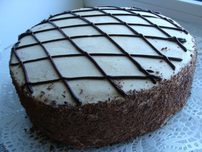 Торт &amp;quot;Кофе, сливки, шоколад&amp;quot;