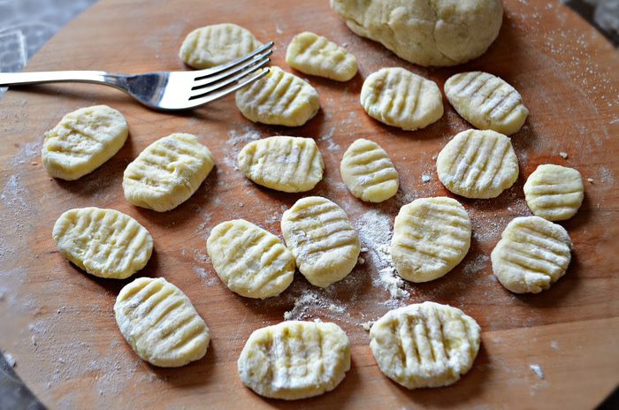 Куриный суп с тыквой и картофельными ньокками