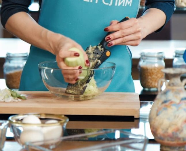 Греческие тефтели с кабачками
