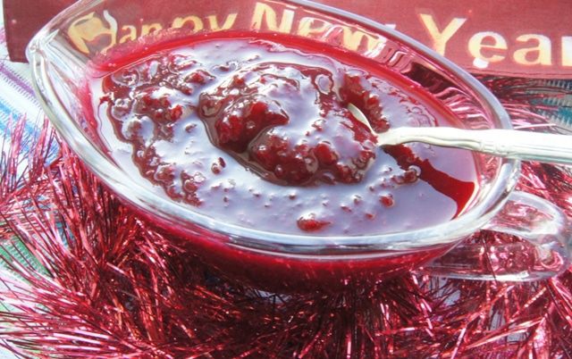 Клюквенно-апельсиновый  соус к птице