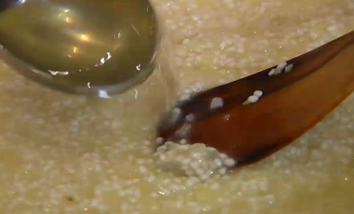 Ризотто с раковыми шейками