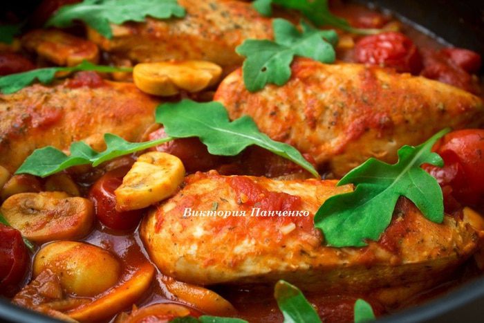 Курица по-итальянски (Каччиаторе)