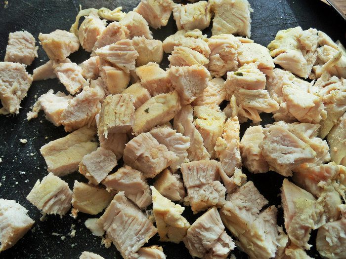 Закрытый пирог с рисом и курицей