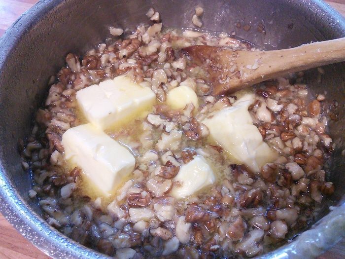 Орехово-карамельный мини-пай