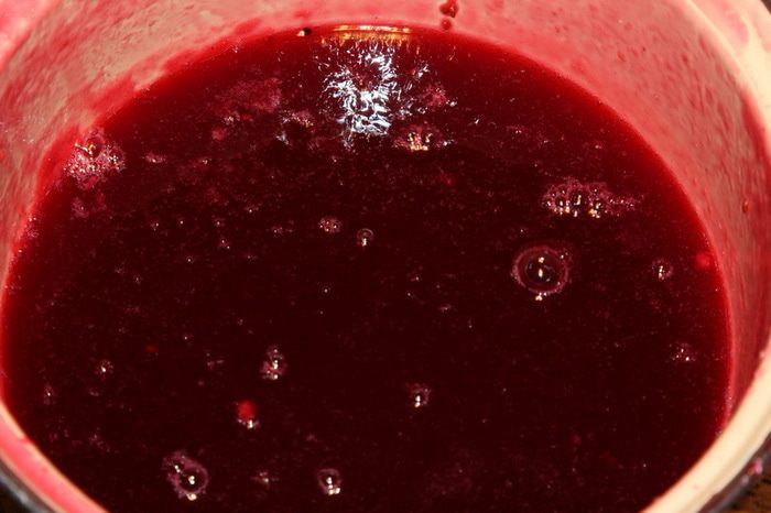 Желе из красной смородины