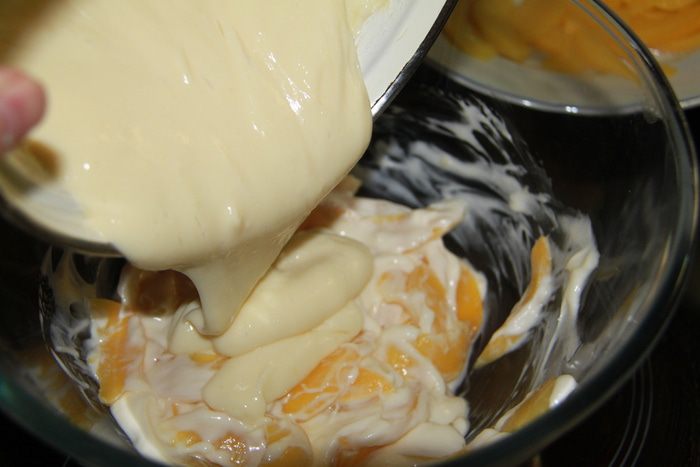 Персиковый тирамису