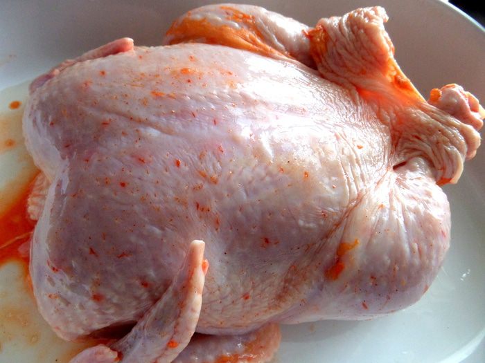 Курица с морковью и картофелем