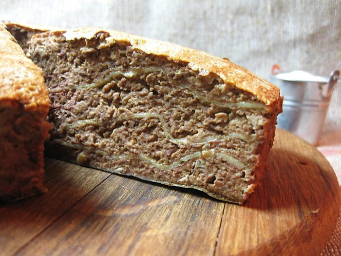 Печеночный блинный торт