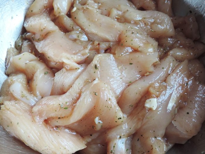 Куриные маффины с грибной начинкой