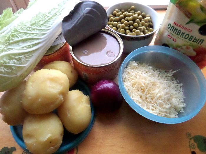 Cалат с печенью &amp;quot;Владивосточный&amp;quot;