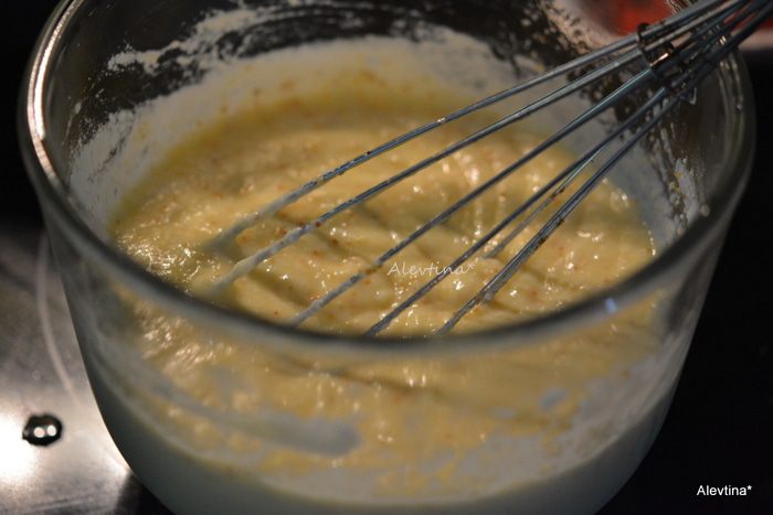 Кекс с рикоттой и малиной