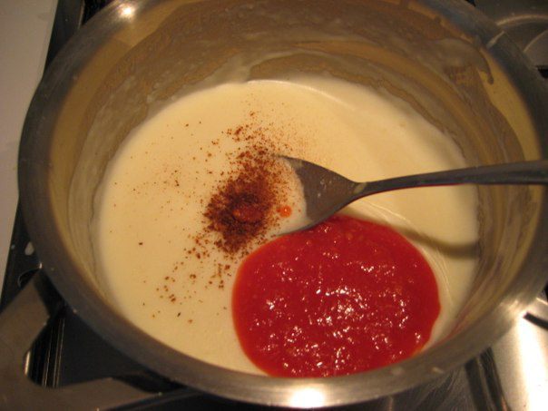 Запеченные конкильони, фаршированные мясом