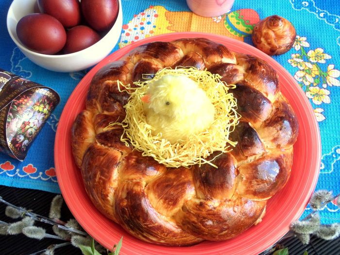 Пасхальная коса с цукатами
