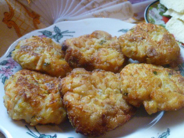 Картофельно-баклажановые котлеты