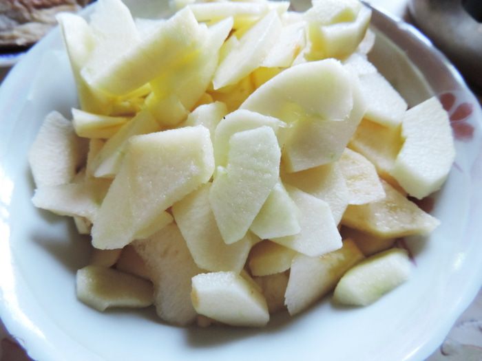 Тыквенный пирог с яблоками