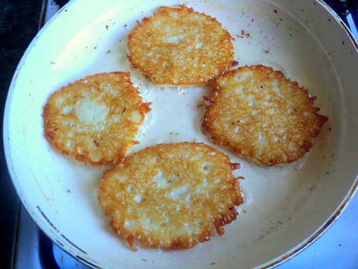 Драники с грибным соусом