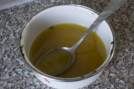 Салат из запеченной свеклы с апельсином и коньяком