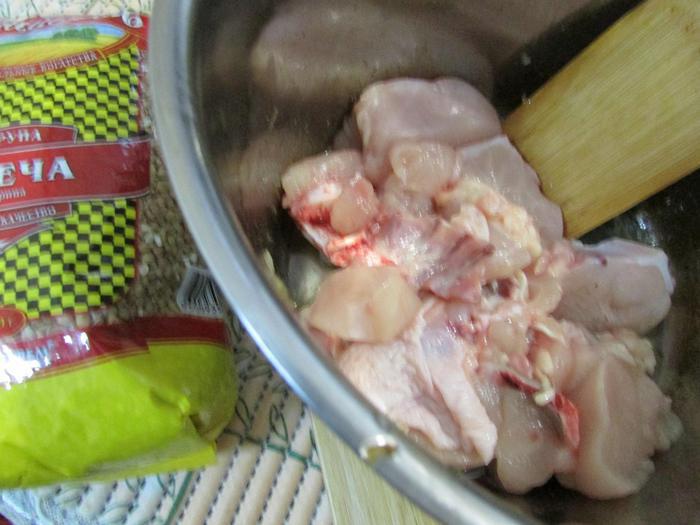 Суп с гречневыми клецками-кнопками