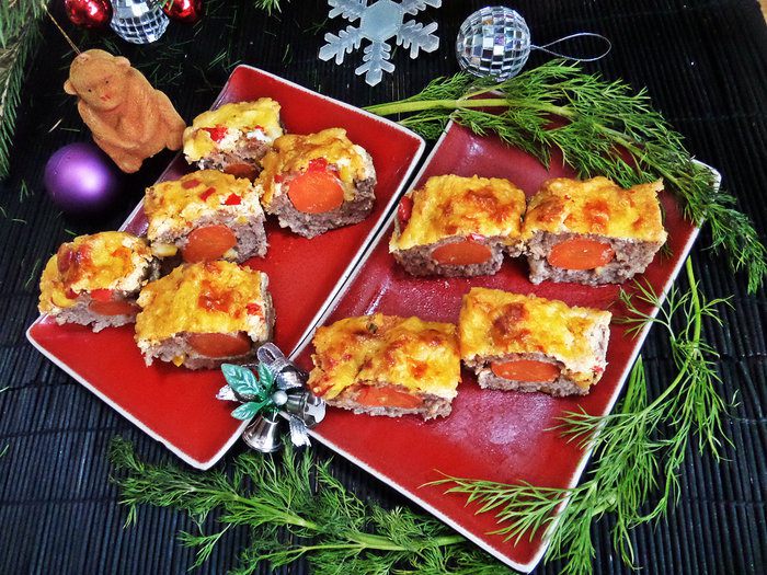 Мини-мясные буханки с сюрпризом