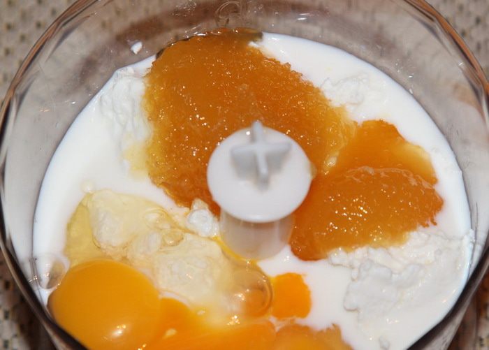 Пшенный кугель с изюмом
