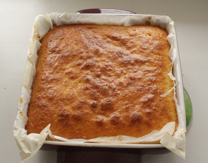 Грушевый пирог с карамелью