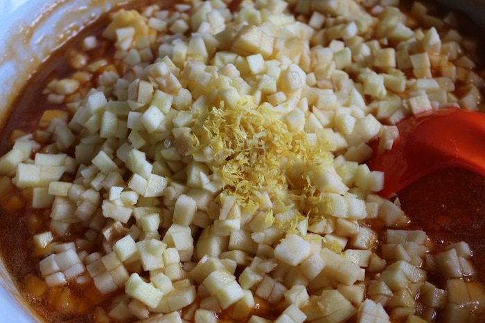 Яблочно-морошковый конфитюр с мартини