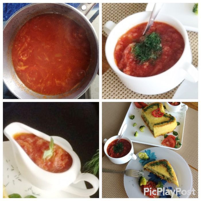 Овощная запеканка с брокколи