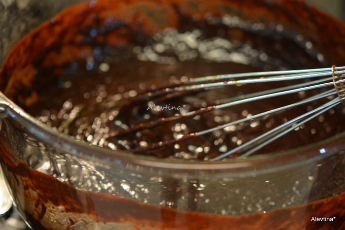 Ягодный брауни чизкейк