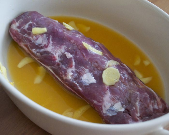 Филе с фенхелем под апельсиновым соусом 