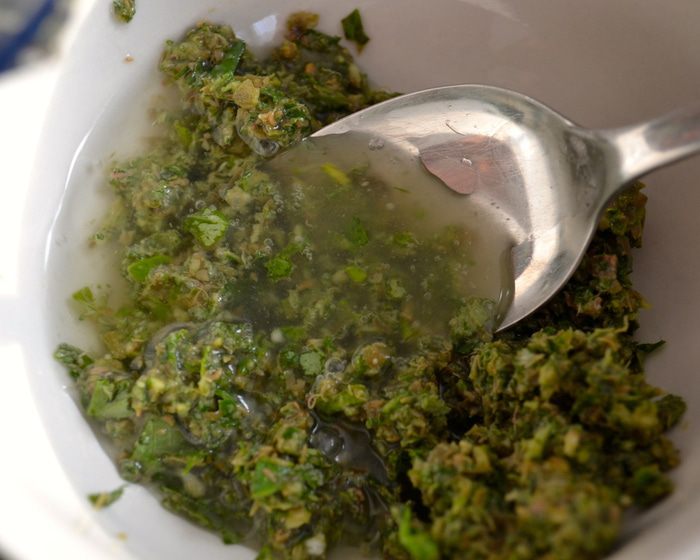 Кролик с песто по-новому (Coniglio al pesto matto)