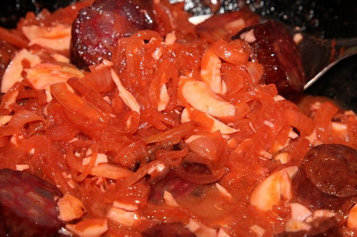 Паприкаш со стручковой фасолью