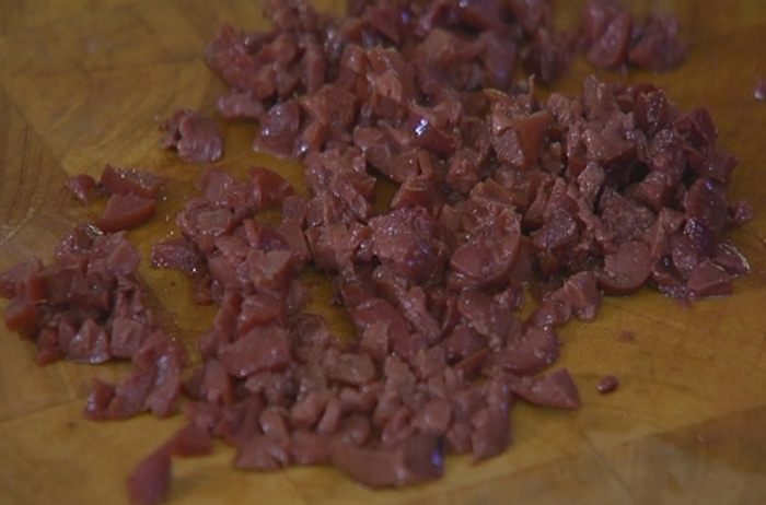 Баклажаны, фаршированные помидорами и сулугуни