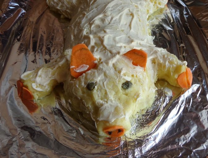 Картофельная запеканка &amp;quot; Бедный Фунтик...&amp;quot;