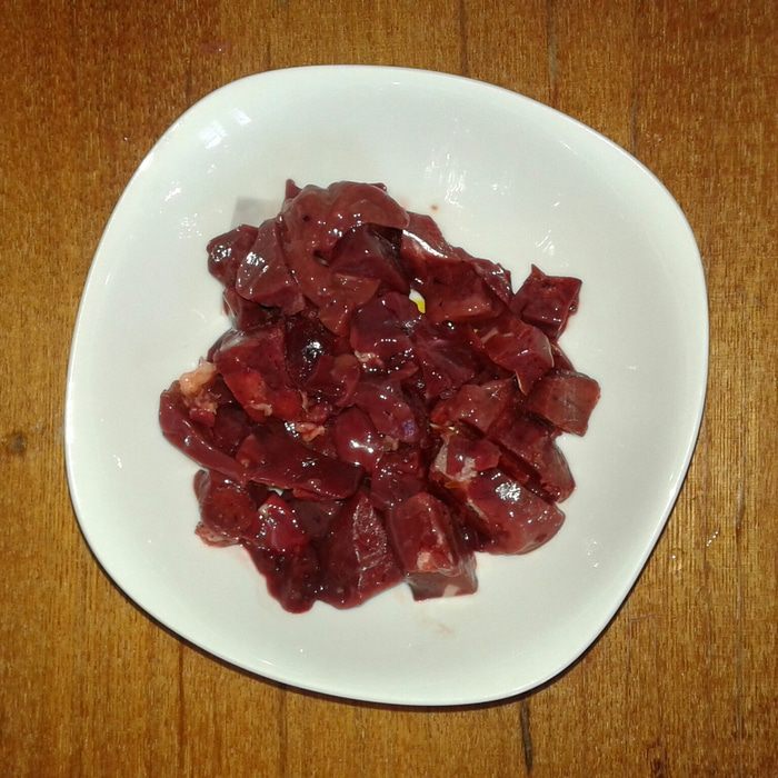 Суп с куриной печенью (обед отличника)