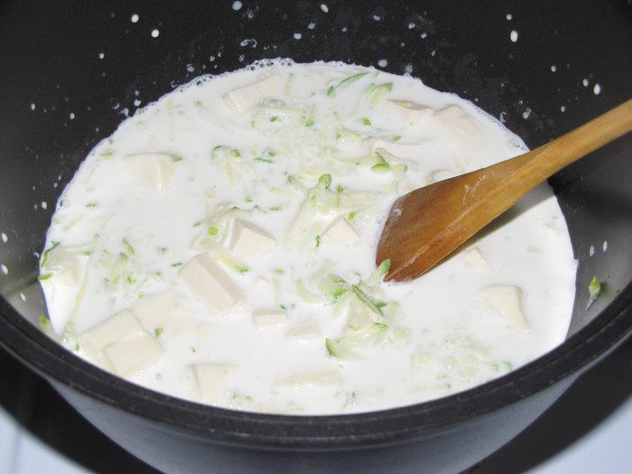 Сырный суп с грудинкой