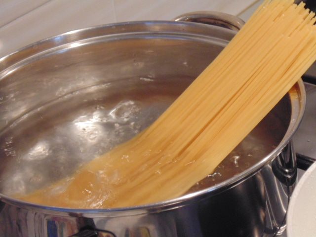 Спагетти  &amp;quot;Алла Норма&amp;quot; с баклажанами